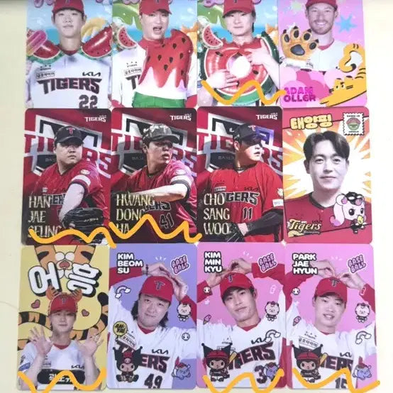 [BUNJANG] Kia Tigers Photocard Summer Kuromi Third Tinyping Eohung / 기아타이거즈 포토카드 여름 쿠로미 써드 티니핑 어흥