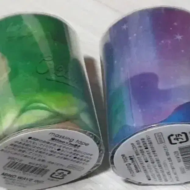[BUNJANG] Mind Wave Die-Cut Washi Tape Melon Soda Aurora / 마인드웨이브 다이컷마테 메론소다 오로라마테