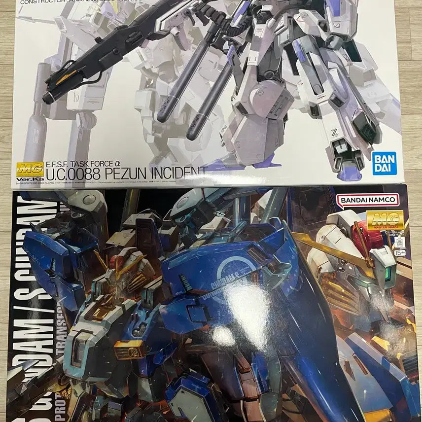 [BUNJANG] MG FAZZ Ver.Ka & MG EX-S 1.5 Gundam Model Kits Bundle / 택포 특가) MG 파즈버카, MG EX-S 1.5