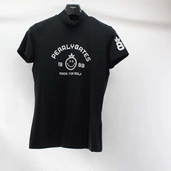 [BUNJANG] Pearly Gates Cool Spandex Short Sleeve T-Shirt / PG 파리게이츠 B6135 여성S 쿨 반팔 스판 티셔츠 골프웨어 구스몰