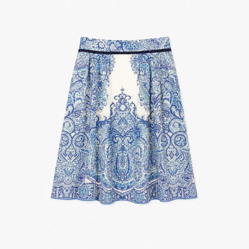[BUNJANG] SCAPA Triacetate Blend Paisley Skirt / SCAPA 트리아세테이트 혼방 페이즐리 스커트 - Women (6583)