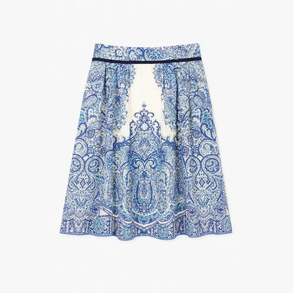[BUNJANG] SCAPA Triacetate Blend Paisley Skirt / SCAPA 트리아세테이트 혼방 페이즐리 스커트 - Women (6583)