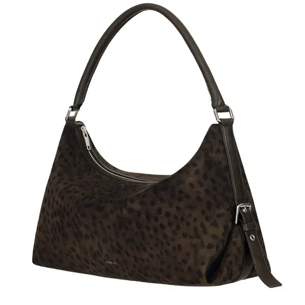 [BUNJANG] Standoil Mush Bag Leopard Marron / 스탠드오일 머쉬백 레오파드 마론