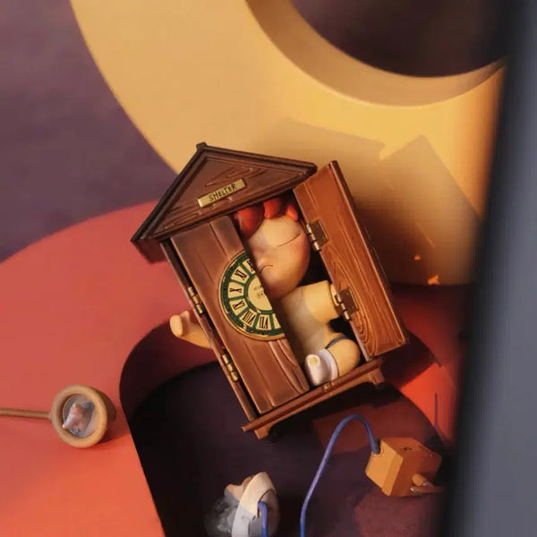 [BUNJANG] Pop Mart Hirono's Hidden Forest Series Desk Clock / 팝마트 Hirono 히로노의 은신처 시리즈 탁상시계