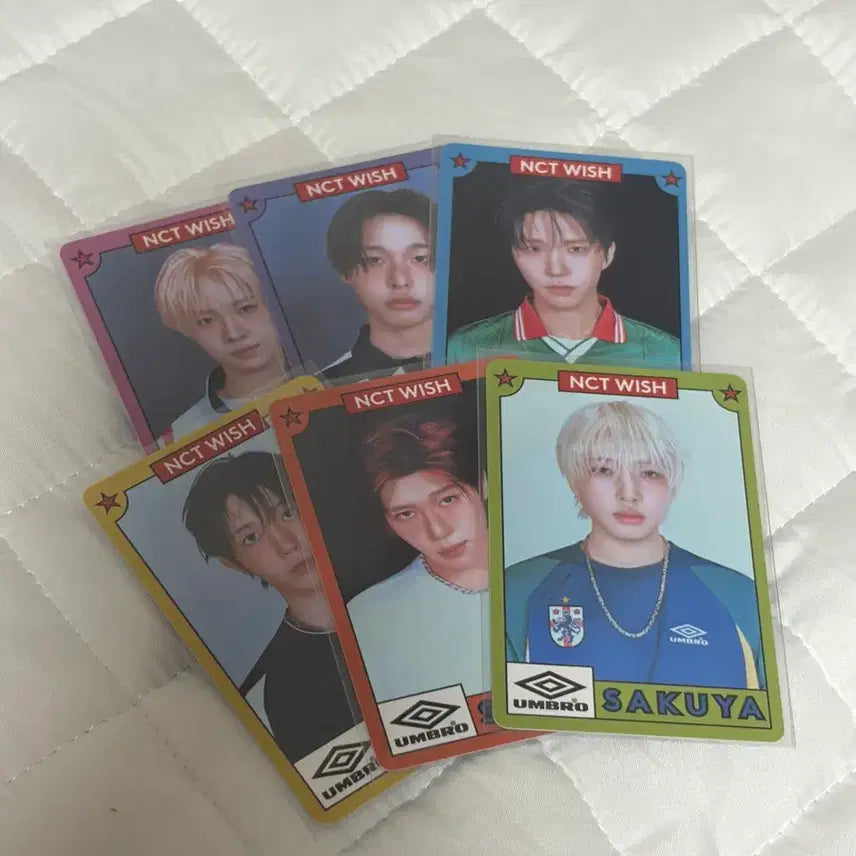 [BUNJANG] NCT WISH Umbro Bundle Set Photocard / 엔시티 위시 엄브로 포카 일괄