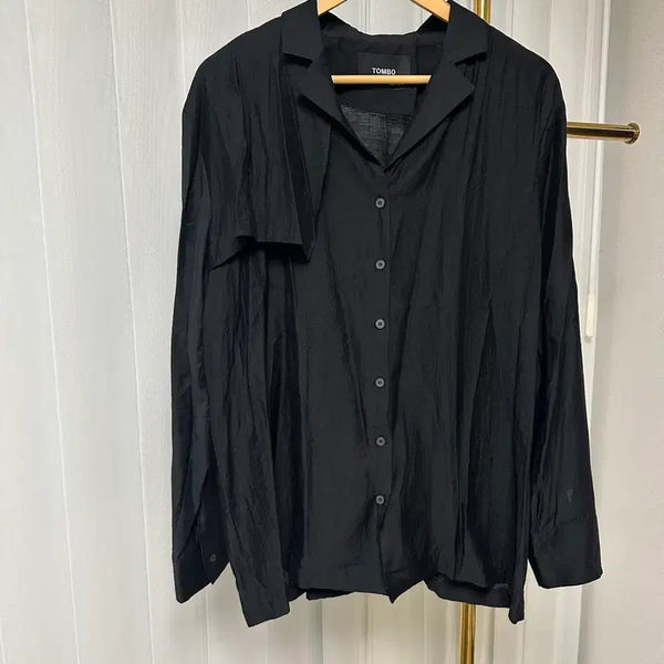[BUNJANG] Loose Fit Long Sleeve Shirt / 루즈핏 긴팔 셔츠