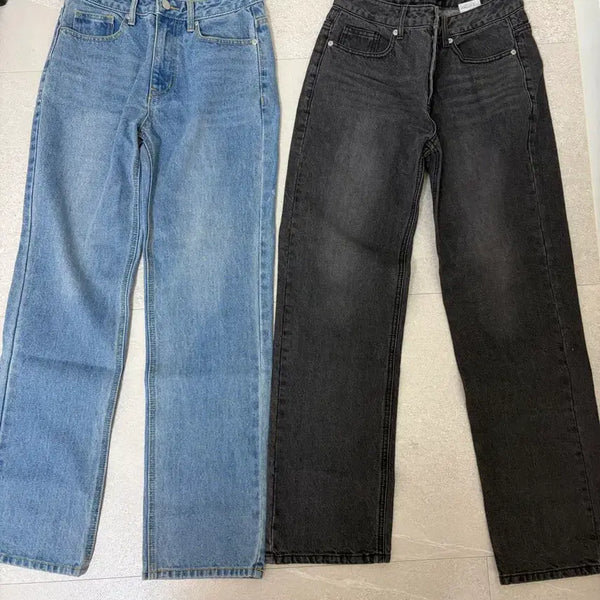 [BUNJANG] TOPI Wide Denim Pants / 토피 와이드 데님 팬츠 (청바지)