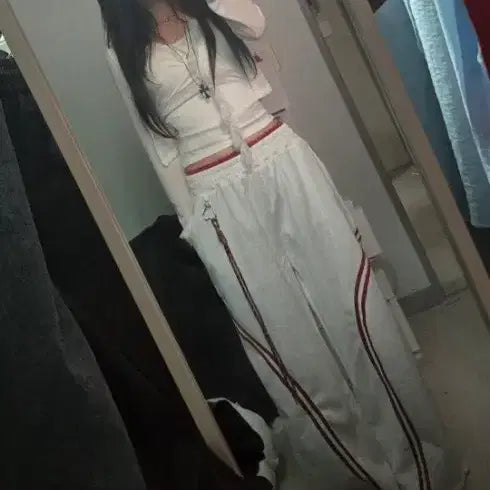 [BUNJANG] Frill Tank Top and Pants Set / 프릴나시 바지 코디셋