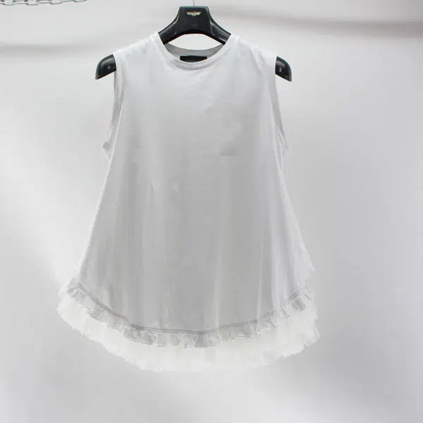 [BUNJANG] Simone Rocha Sleeveless T-Shirt / 시몬로샤 B6133 여성S 민소매 나시 티셔츠 구스몰