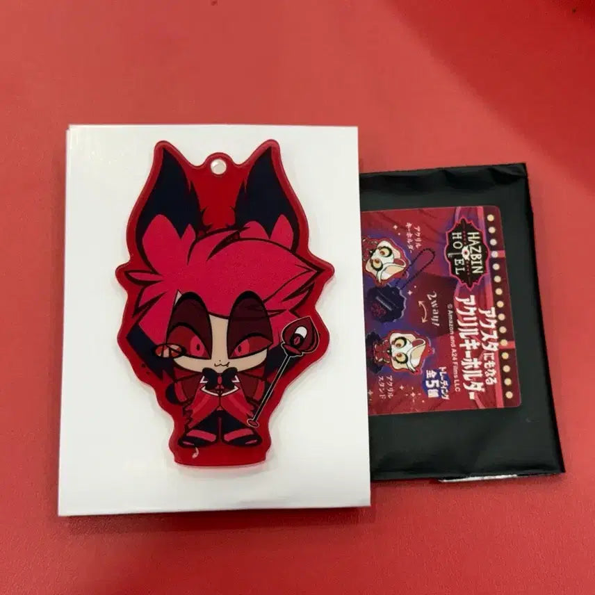 [BUNJANG] Hazbin Hotel Alastor Acrylic Keyring Stand / 해즈빈호텔 알래스터 아크릴 키링 스탠드 이케부쿠로