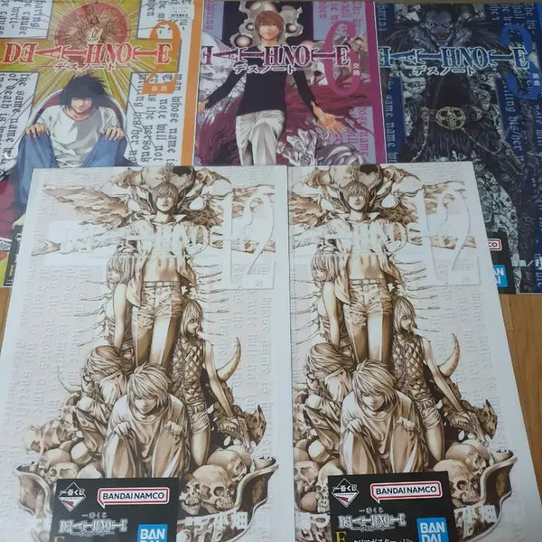 [BUNJANG] Death Note F Prize Clear Poster Set (5 Types) / 데스노트 F상 클리어 포스터 5종 세트