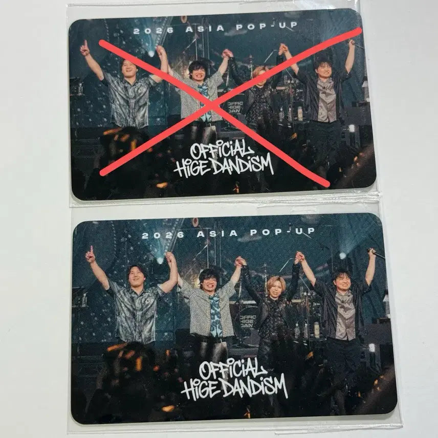 [BUNJANG] Official HIGE DANJI Random Photocard / 히게단 팝업 랜덤 포토카드