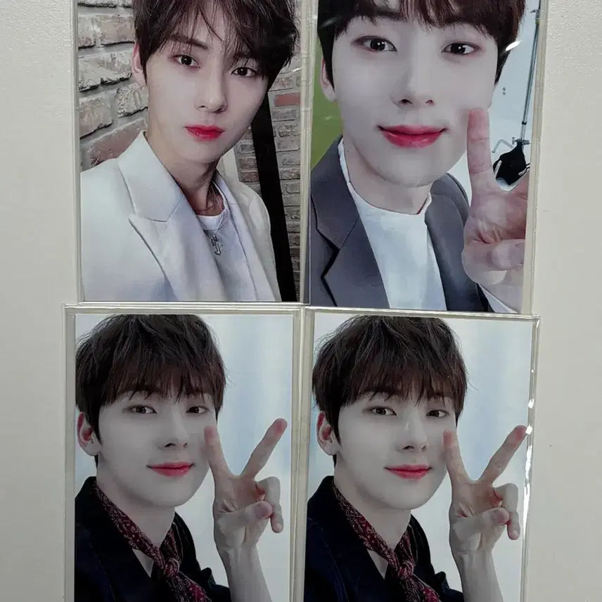 [BUNJANG] NU'EST Hwang Minhyun Love Zone Bundle Set Photocard / 뉴이스트 황민현 러브존 포카 4장 일괄
