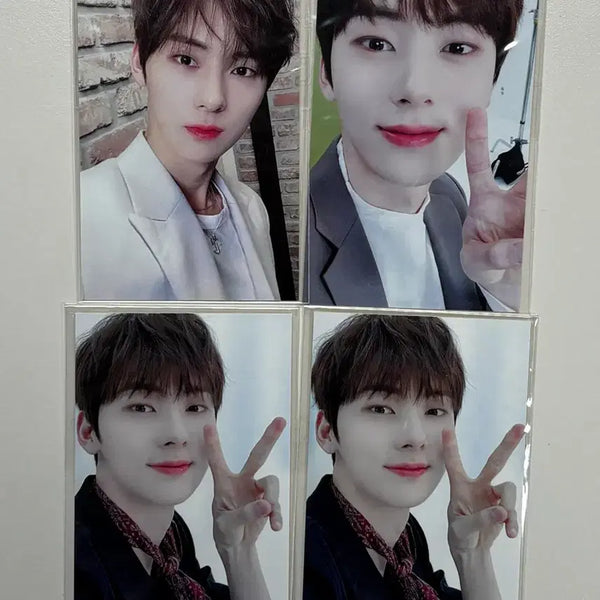 [BUNJANG] NU'EST Hwang Minhyun Love Zone Bundle Set Photocard / 뉴이스트 황민현 러브존 포카 4장 일괄