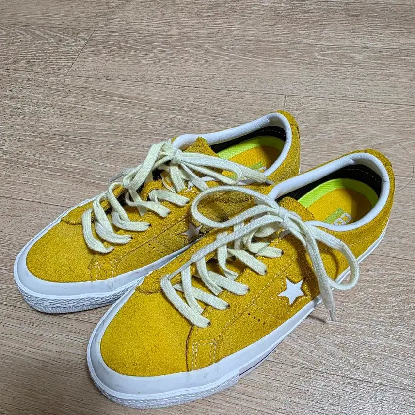 [BUNJANG] Converse One Star Hairy Suede OX Sneakers / [230] 컨버스 원스타 스웨이드 옐로우