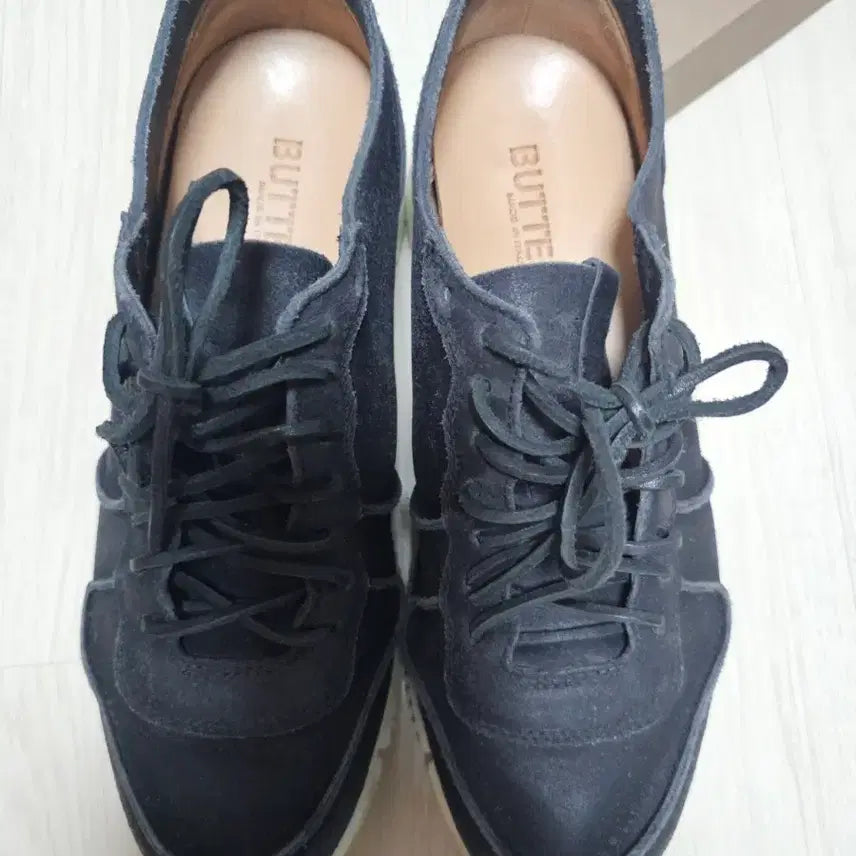 [BUNJANG] Buttero Carrera Suede Sneakers / 부테로 까레라 블랙 39