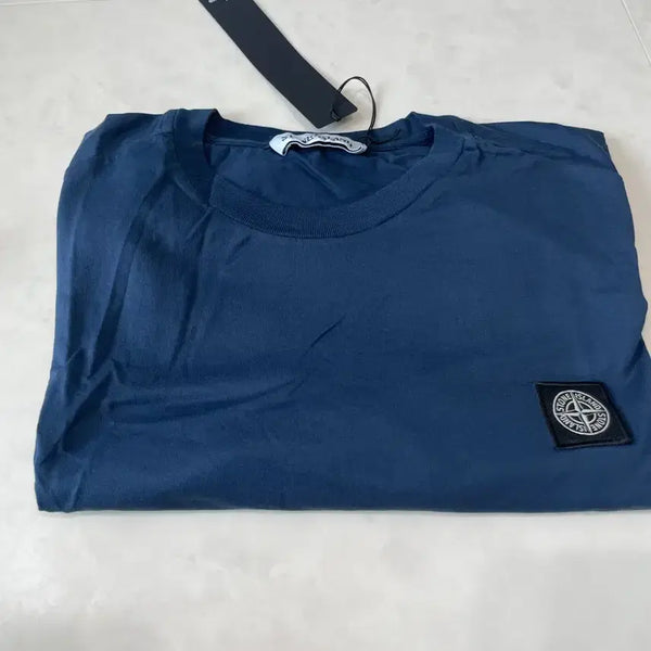[BUNJANG] Stone Island Logo T-Shirt Navy Size L / 스톤아일랜드 로고 반팔