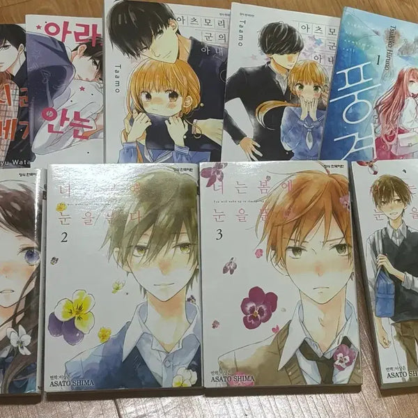 [BUNJANG] Sea Breeze and Dragon's Nest Complete Set / 절판된 순정만화 일괄 바닷바람과 용의 보금자리 작가님