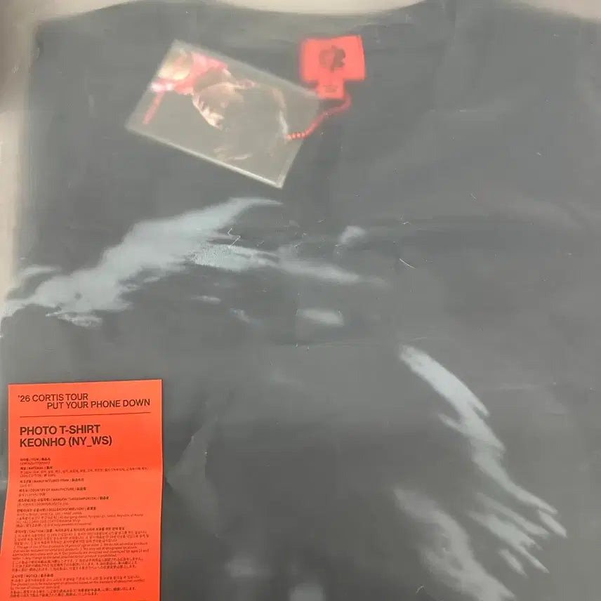 [BUNJANG] Kortiz Gunho Popup Photocard T-Shirt WS / (미개봉) 코르티스 건호 팝업 포토 티셔츠 WS 현물
