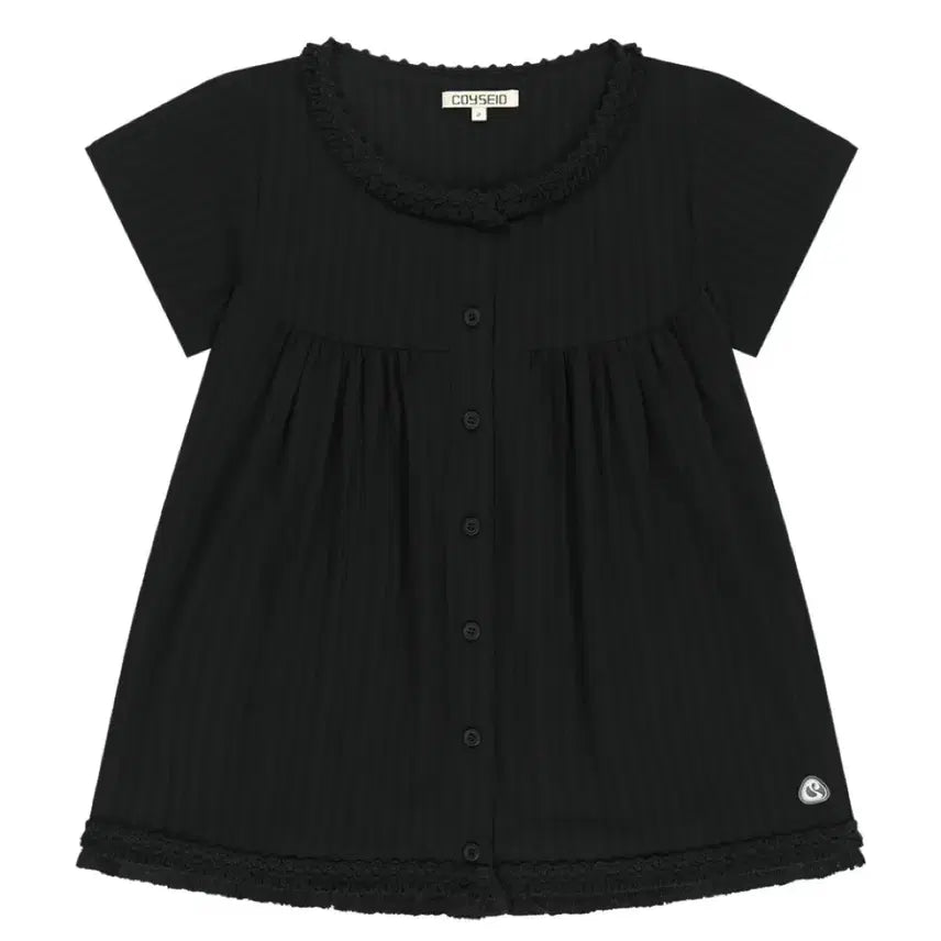[BUNJANG] Koiseio Fringe Shirring Blouse Size 2 / 코이세이오 프린지 셔링 블라우스 2사이즈