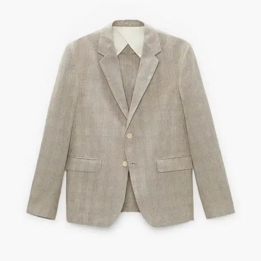 [BUNJANG] ZARA Glen Check Linen Jacket (M) / 자라(ZARA) 글렌체크 린넨 자켓 (M)
