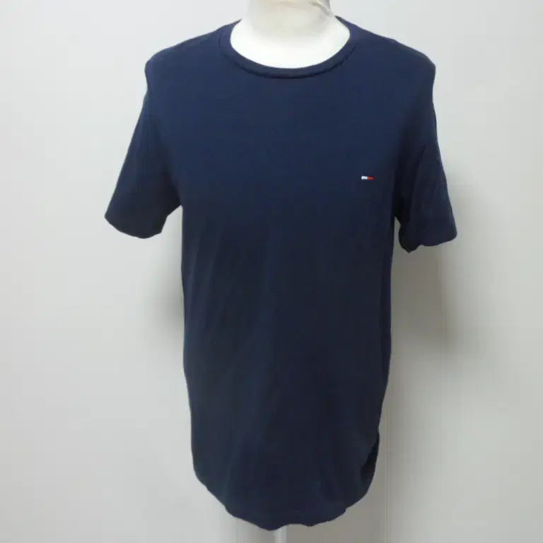 [BUNJANG] Tommy Hilfiger & Basic House Men's Basic Cotton Crew Neck Short Sleeve T-Shirts (Set of 2) / 타이힐피거/베이직하우스(2벌세트)남성/순면/반팔/라운드 티셔츠/95/새제품수준