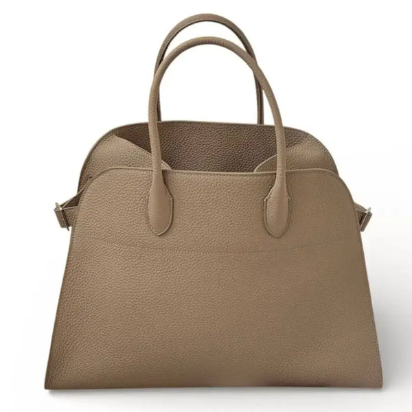 [BUNJANG] Mago Bag 15 Sand Beige Leather Tote Bag / 마고백 15 샌드베이지