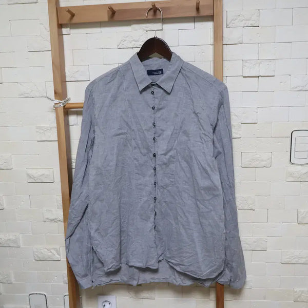 [BUNJANG] Zara Men's Cotton Rayon Long Sleeve Shirt / 자라 맨 코튼 레이온 긴팔 셔츠