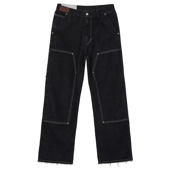 [BUNJANG] Andersson Bell Oster Denim Carpenter Wide Leg Jeans Black XL / 앤더슨벨 오스터 데님 카펜터 와이드 레그진 블랙 xl