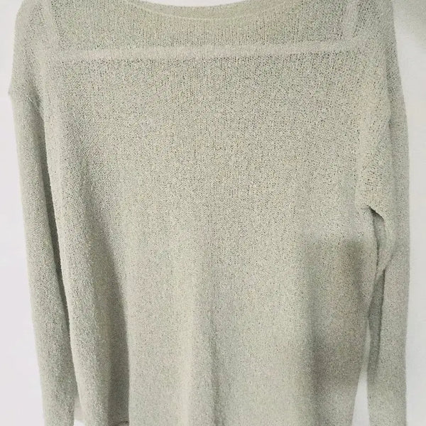 [BUNJANG] Lightweight Knit T-Shirt - Khaki / 연 카키 얇은 니트티