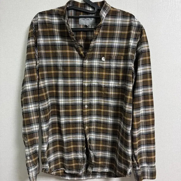 [BUNJANG] Carhartt WIP Check Shirt Brown M / 칼하트 체크 셔츠 브라운 M