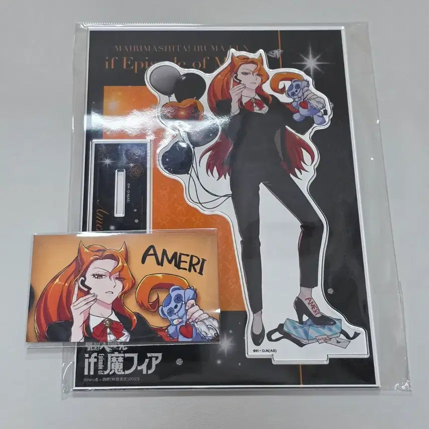[BUNJANG] Welcome to Demon School! Iruma-kun Azazel Ameri Mafia Acrylic Stand (Sealed) / 악마에 입문했습니다 이루마군 마피아 악입문 아자젤 아메리 아크릴 스탠드 미개봉 특전