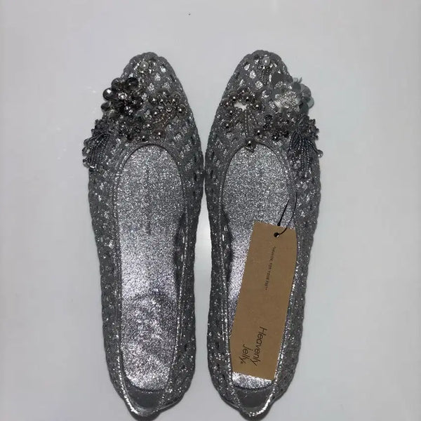 [BUNJANG] Heavenly Jelly Shoes Silver 230 New / 헤븐리젤리 슈즈 실버 230 새상품