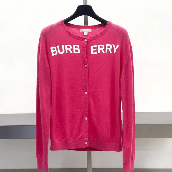 [BUNJANG] Burberry Logo Cashmere Cardigan / 버버리 로고 캐시미어 가디건