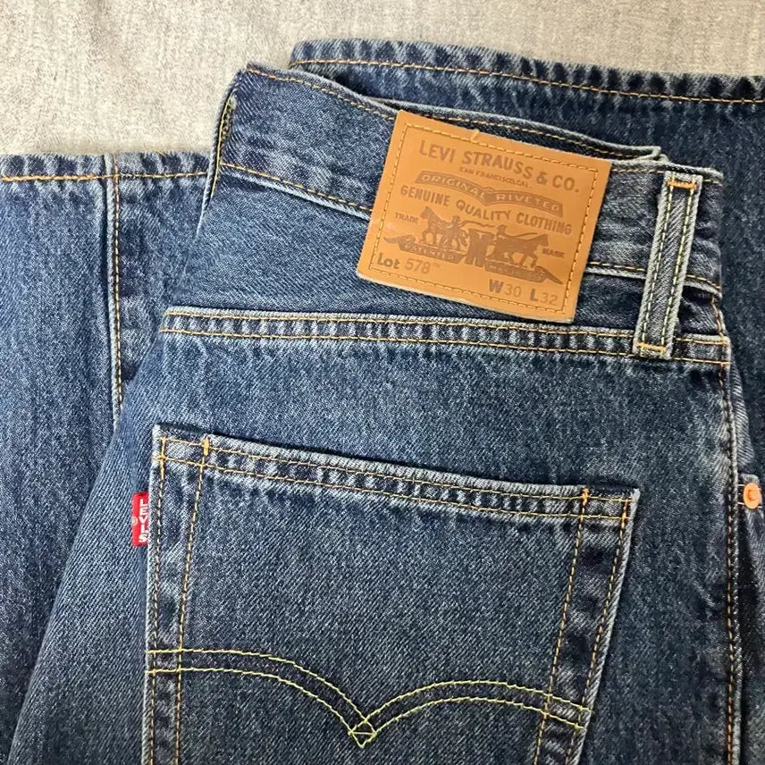 [BUNJANG] Levi's 578 Premium Denim Indigo W30 L32 / 리바이스 578 데님