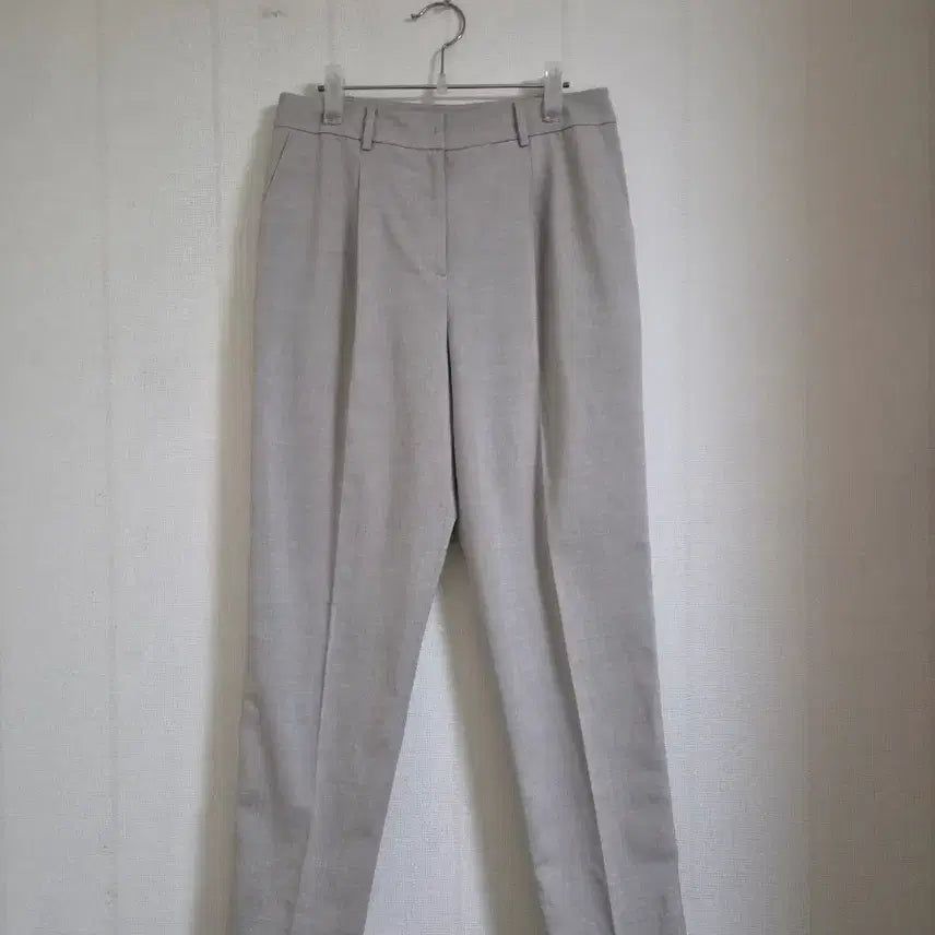 [BUNJANG] She's Miss Linen Blend One-Tuck Pants / 쉬즈미스 슬랙스(새상품)