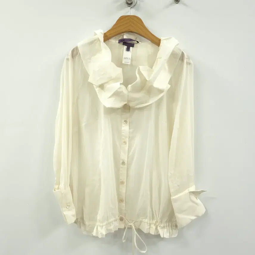[BUNJANG] Recopain Trend See-through Blouse / 레코팽 트렌드) 거의새거 이태리 시스루 블라우스 -F