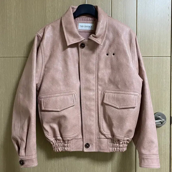 [BUNJANG] CENTAURE Women's Eco Leather Jacket OS Size / *[CENTAURE] 여성용 센토르 에코 레더 자켓 OS사이즈