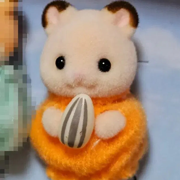 [BUNJANG] Sylvanian Families Baby Hamster (Orange) - Split Set / 실바니안 신생아 햄스터 분철 판매 (주황)