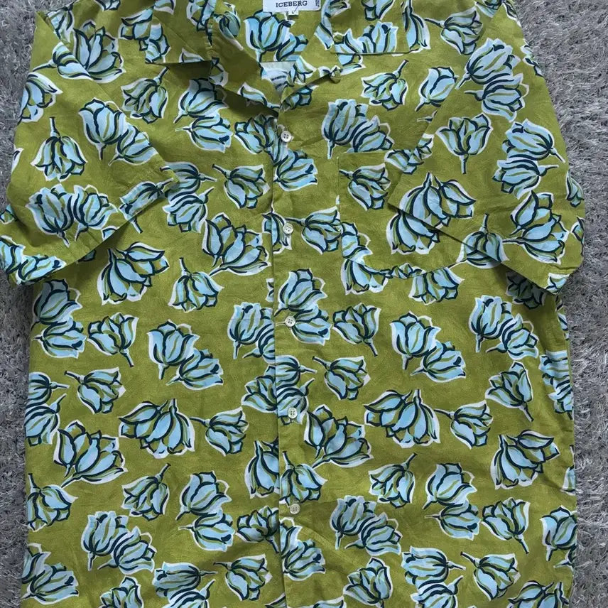 [BUNJANG] ICEBERG Italian Hawaiian Shirt Size 105 / 이태리제 ICEBERG 하와이안셔츠 사이즈 105