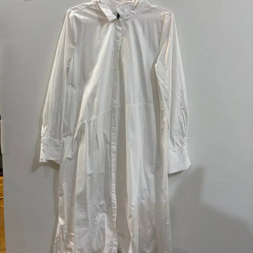 [BUNJANG] Zara White Shirt Dress / 자라 화이트 셔츠 원피스