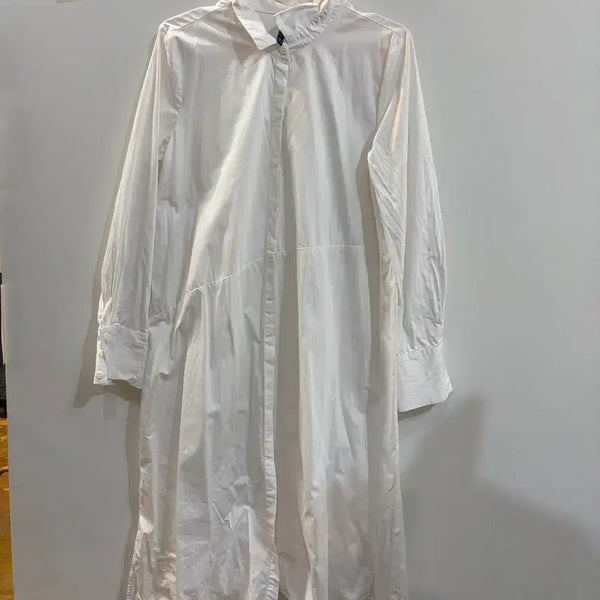 [BUNJANG] Zara White Shirt Dress / 자라 화이트 셔츠 원피스