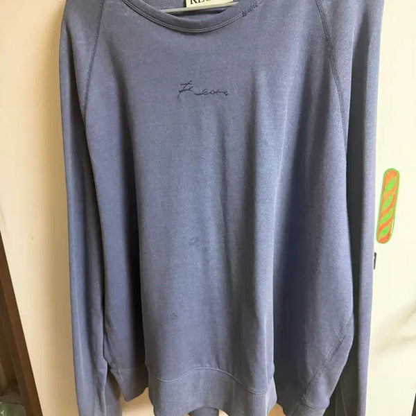 [BUNJANG] Recto Vintage Blue Sweatshirt M / 렉토 recto vintage blue M