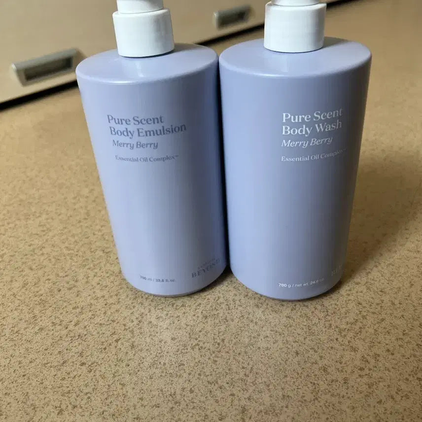 [BUNJANG] Beyond Pure Cent Merry Berry Body Wash & Emulsion Set / 비욘드 퓨어 센트 바디 워시 / 에멀젼 메리베리 2개 세트