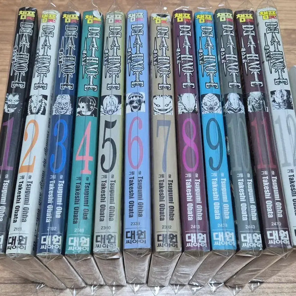 [BUNJANG] Death Note Complete Manga Set Volumes 1-12 / 데스노트 1-12완결 팝니다