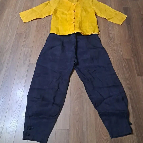 [BUNJANG] Women's Ramie Hanbok Set (Top & Pants) / 여성 모시 상의 바지 한벌