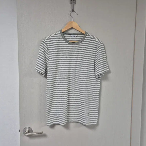 [BUNJANG] Edition Striped Linen Blend T-Shirt / 이쁜 스트라이프 티셔츠 100 (새상품급)