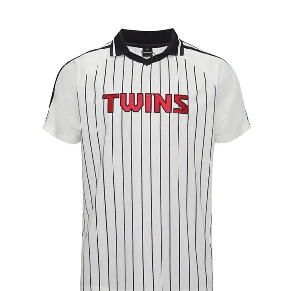 [BUNJANG] LG Twins Stripe Baseball Jersey (Ivory) Size 105 / LG트윈스 스트라이프 직관 티셔츠 (IVORY) 105