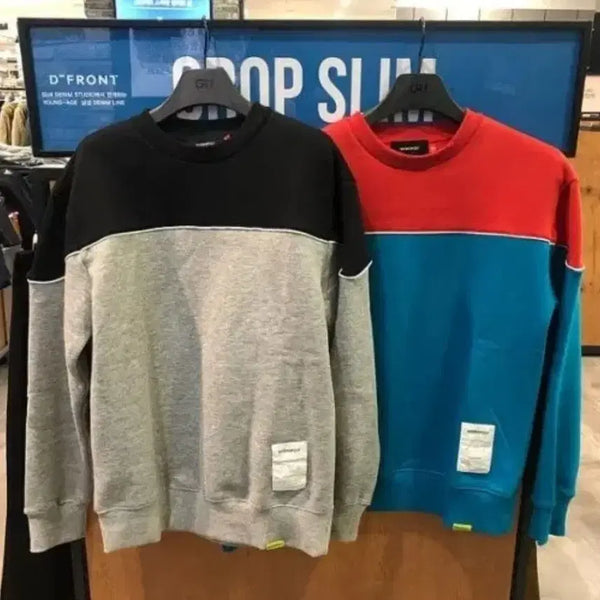 [BUNJANG] Monopoly Sweatshirt XL Blue/Red / 모노폴리 맨투맨 XL 블루/레드, 새상품