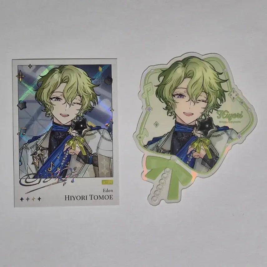 [BUNJANG] Ensemble Stars Tomoe Hiyori Polaroid Card Set / 앙스타 앙상블스타즈 모펀 용산 팝업 에덴 토모에 히요리 폴라로이드 스타 클리어카드